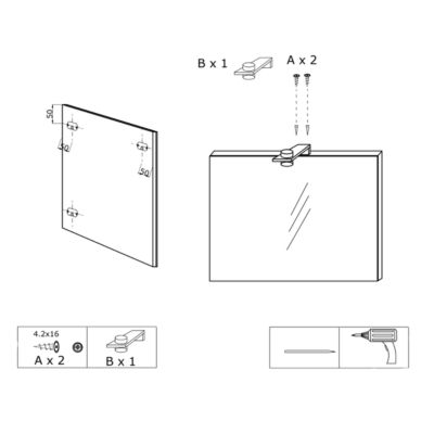 Meuble Lavabo Salle De Bain Courbé 80 Cm Coque Blanche Portes Chêne Miel - Garda