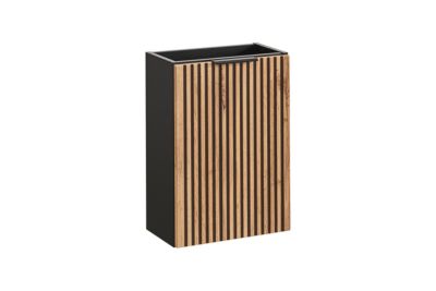 Meuble lave main à suspendre XILO NOIR CHÊNE 40 cm