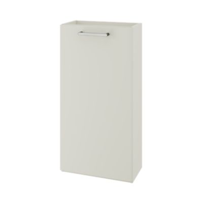 Meuble lave mains à poser gris galet 1 porte l.43,5 x H.79 x P.23,2 cm GoodHome Imandra