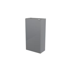 Meuble lave mains à poser gris l.44 x H.79 x P.23 cm, GoodHome Imandra