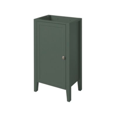 Meuble lave mains à poser l.44 x H.80,6 x P.30 cm, vert mat, GoodHome Perma