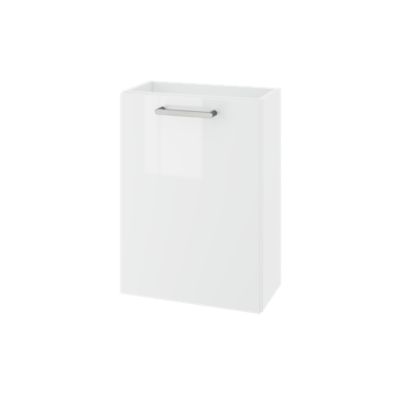 Meuble lave mains à suspendre blanc l.43,5 x H.55 x P.23,2 cm GoodHome Imandra
