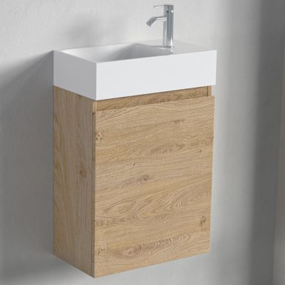 Meuble lave-mains chêne clair LOMAZOO Malibu - 40cm