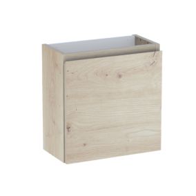 Meuble lave mains effet chêne artisan l.45 x H.44 x P.21 cm, Calao