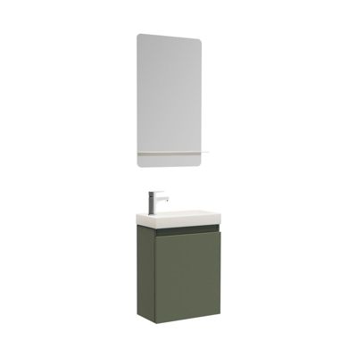 Meuble lave-mains LISA + miroir tablette
