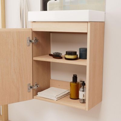 Meuble lave-mains LISA + miroir tablette