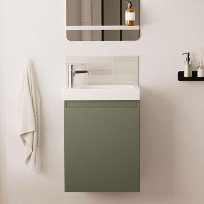 Meuble lave-mains LISA suspendu 41 cm 41cm