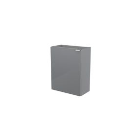 Meuble lave mains suspendu gris l.44 x H.55 x P.23 cm Imandra, GoodHome Imandra