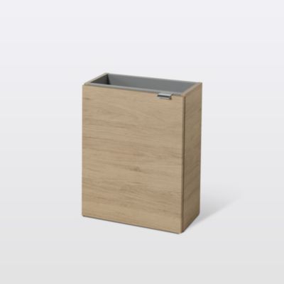 Meuble lave mains suspendu l.44 x H.55 x P.23 cm, effet chêne, GoodHome Imandra