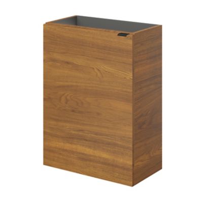 Meuble lave mains suspendu l.44 x H.55 x P.23 cm, effet noyer, GoodHome Imandra