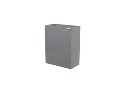Meuble lave mains suspendu l.44 x H.55 x P.23 cm, gris, GoodHome Imandra