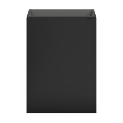 Meuble lave mains suspendu l.44 x H.55 x P.23 cm, noir mat, GoodHome Imandra
