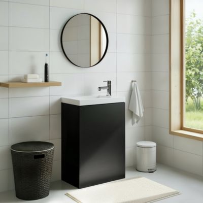 Meuble lave-mains avec vasque | TOM | Chêne