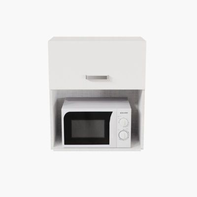 Meuble micro-ondes - 60 cm - Caisson coloris Lino