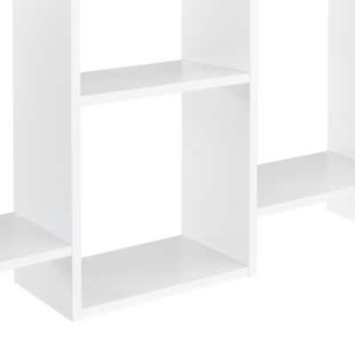 Meuble Mural Jessheim 161 x 18 x 65 cm Blanc Mat Laqué en.casa