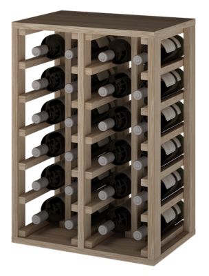 Meuble Range Bouteille de vin Série Godello en Chêne massif 24 bouteilles