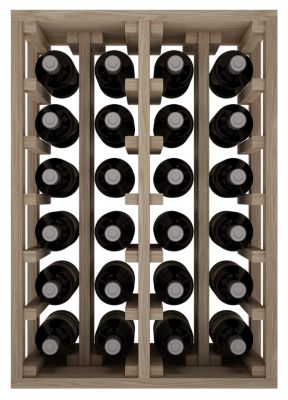 Meuble Range Bouteille de vin Série Godello en Chêne massif 24 bouteilles