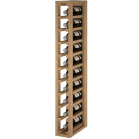 Meuble Range Bouteille de vin Série Godello en Pin Clair 10 bouteilles