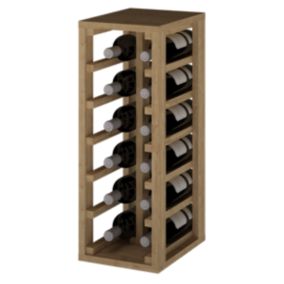 Meuble Range Bouteille de vin Série Godello en Pin Clair 12 bouteilles