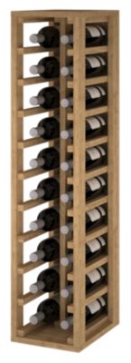 Meuble Range Bouteille de vin Série Godello en Pin Clair 20 bouteilles