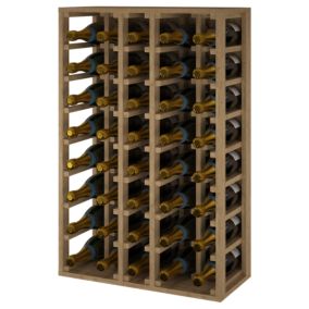 Meuble Range Bouteille de vin Série Godello en Pin Clair 40 magnums