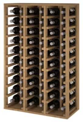 Meuble Range Bouteille de vin Série Godello en Pin Clair 60 bouteilles