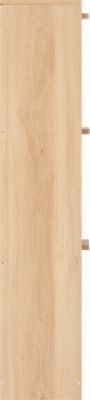 Meuble rangement chaussures 3 niveaux effet cannage l. 60 x H. 113 x P. 24 cm 5five Simply Smart