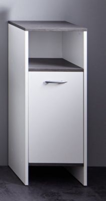 Meuble salle de bain mélaminé. Meuble bas. L - H - P : 32 - 82 - 28 cm