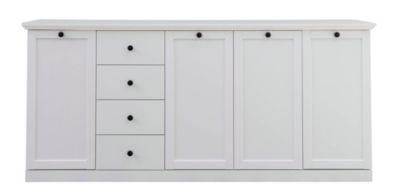 Meuble salon/séjour mélaminé. Meuble buffet . L - H - P : 195 - 88 - 41 cm