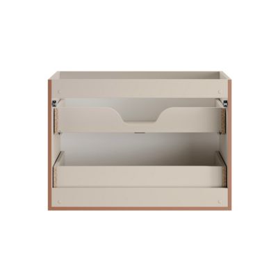 Meuble simple vasque 100cm 3 niches Alba Cachemire