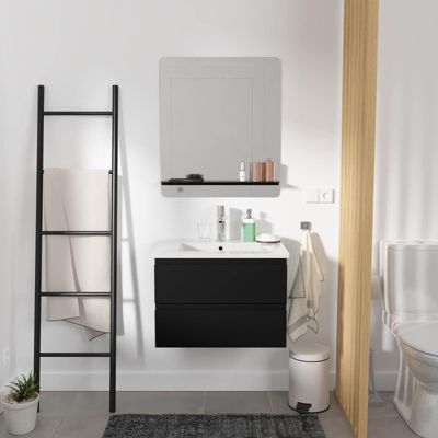 Meuble simple vasque 60cm SORRENTO + vasque