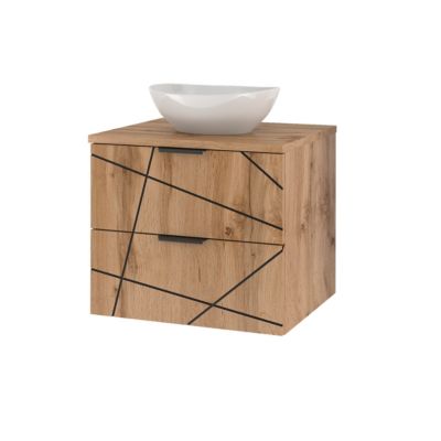 Meuble simple vasque 60cm Teren Bois