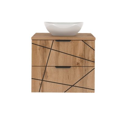 Meuble simple vasque 60cm Teren Bois