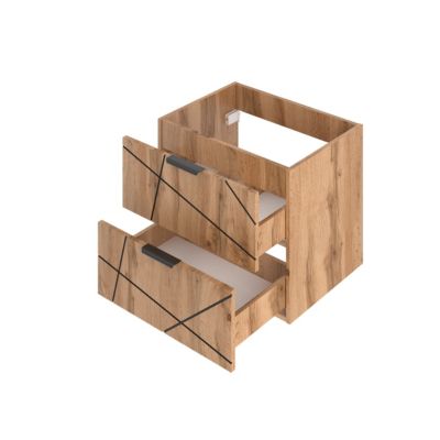 Meuble simple vasque 60cm Teren Bois