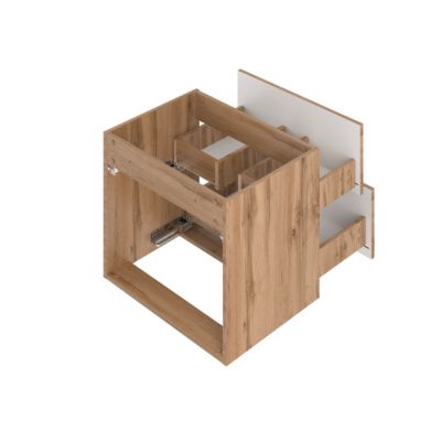 Meuble simple vasque 60cm Teren Bois