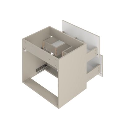 Meuble simple vasque encastree 80cm Ellie Cachemire