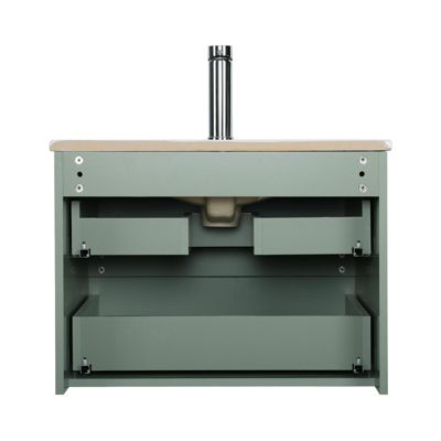 Meuble simple vasque SORRENTO vert 60 cm