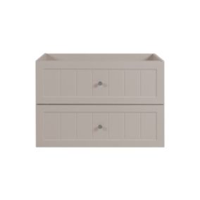 Meuble sous lavabo de style classique, cachemire, 80 x 57 x 46 cm