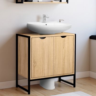 Meuble sous lavabo salle de bain DETROIT design industriel