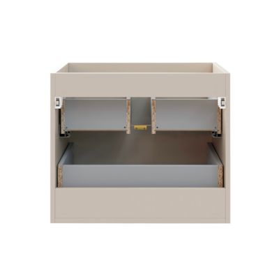 Meuble sous-vasque 120cm plan de toilette Azel Cachemire