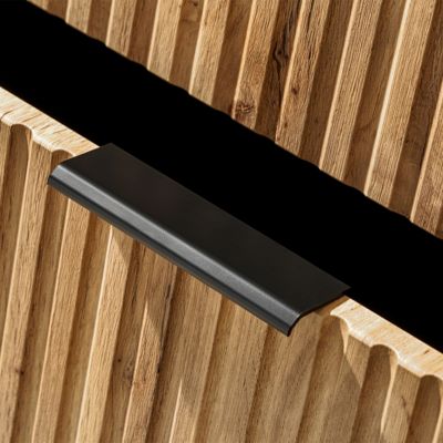 Meuble sous-vasque 140cm 2 niches Adriel Bois