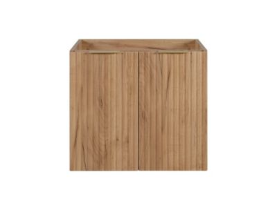 Meuble sous vasque à 4 portes FLOW CHÊNE 160 cm avec 2 x l'étagères - extensions et plan