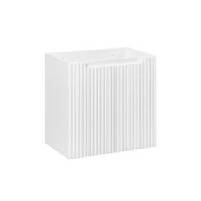 Meuble sous-vasque 60cm 2 portes Riva Blanc