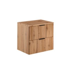 Meuble sous-vasque 60cm plan de toilette Adriel Bois