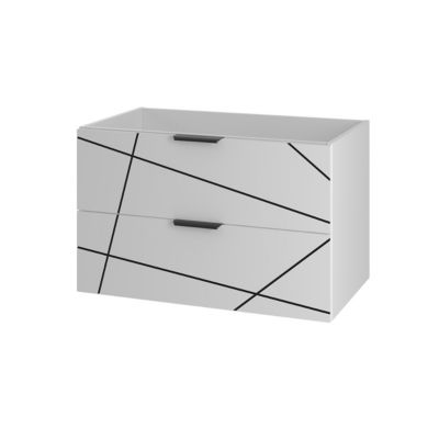 Meuble sous-vasque 80cm Teren Blanc