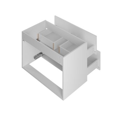Meuble sous-vasque 80cm Teren Blanc