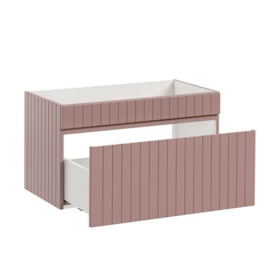 Meuble sous-vasque 80cm Zelie Rose
