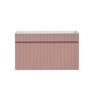 Meuble sous-vasque 80cm Zelie Rose