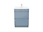 Meuble sous vasque à poser GoodHome Imandra bleu 60 cm + plan vasque Nira