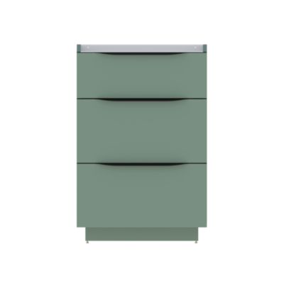 Meuble sous vasque à poser Pamili vert sauge mat 60 cm